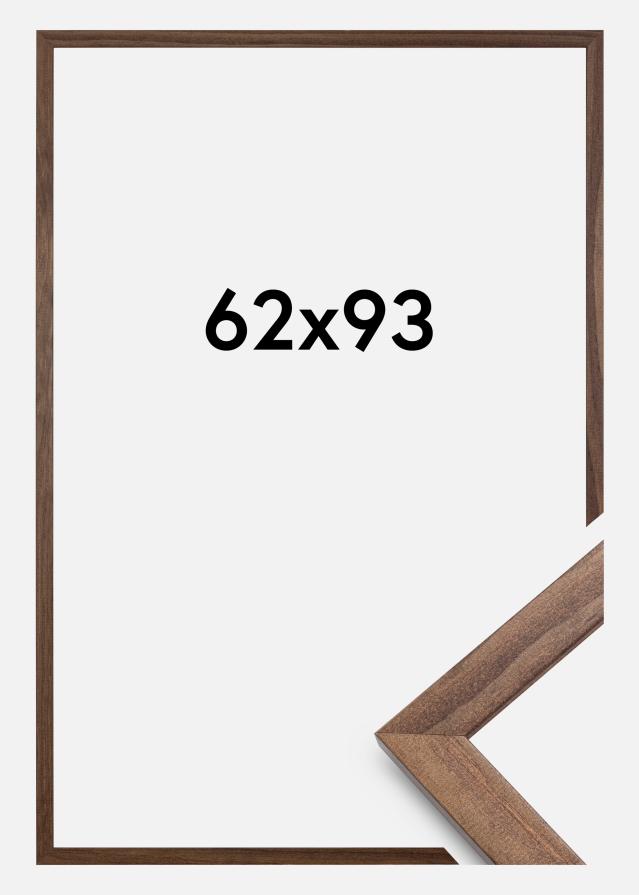 Ramme Stilren Akrylglas Valnød 62x93 cm