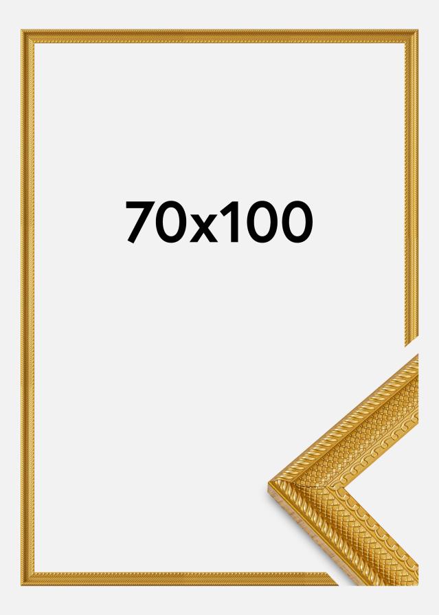 Ramme Lattice Akrylglas Guld 70x100 cm