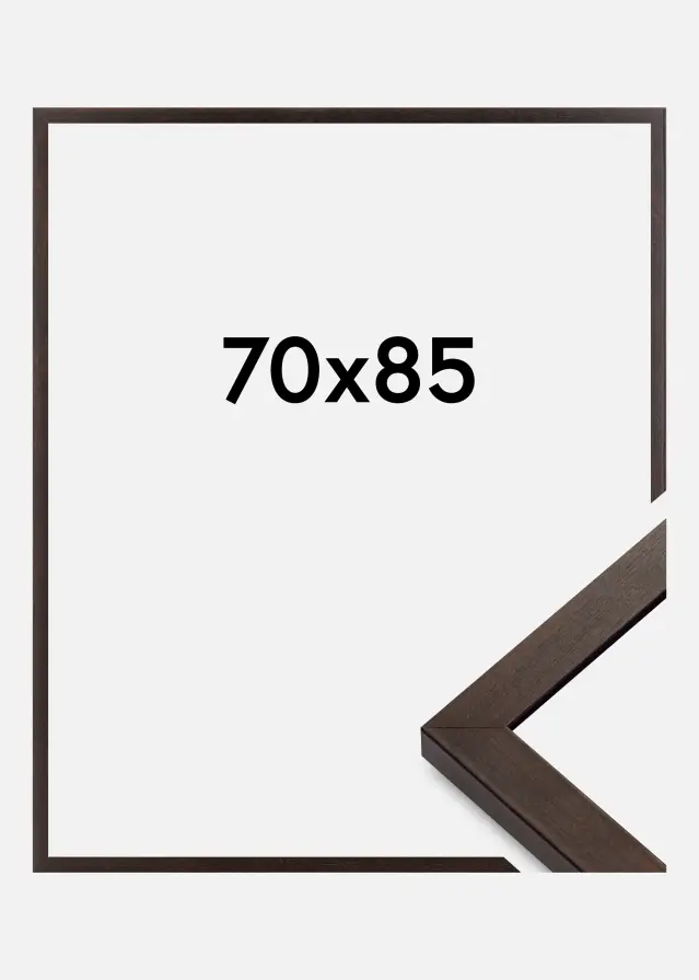 Ramme Selection Akrylglas Valnød 70x85 cm