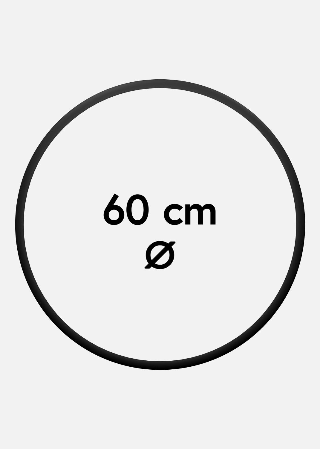 Product Image for Rund Ramme Akrylglas Sort 60 cm Ø
