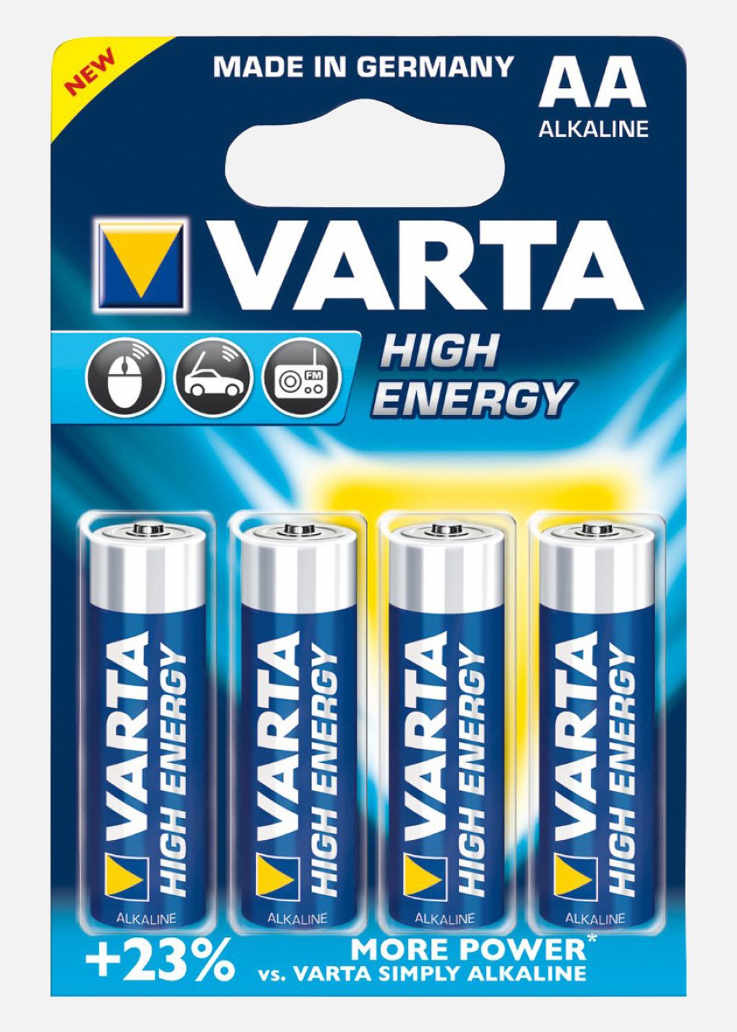 Product Image for Batteri Varta High Energy AA (L6)