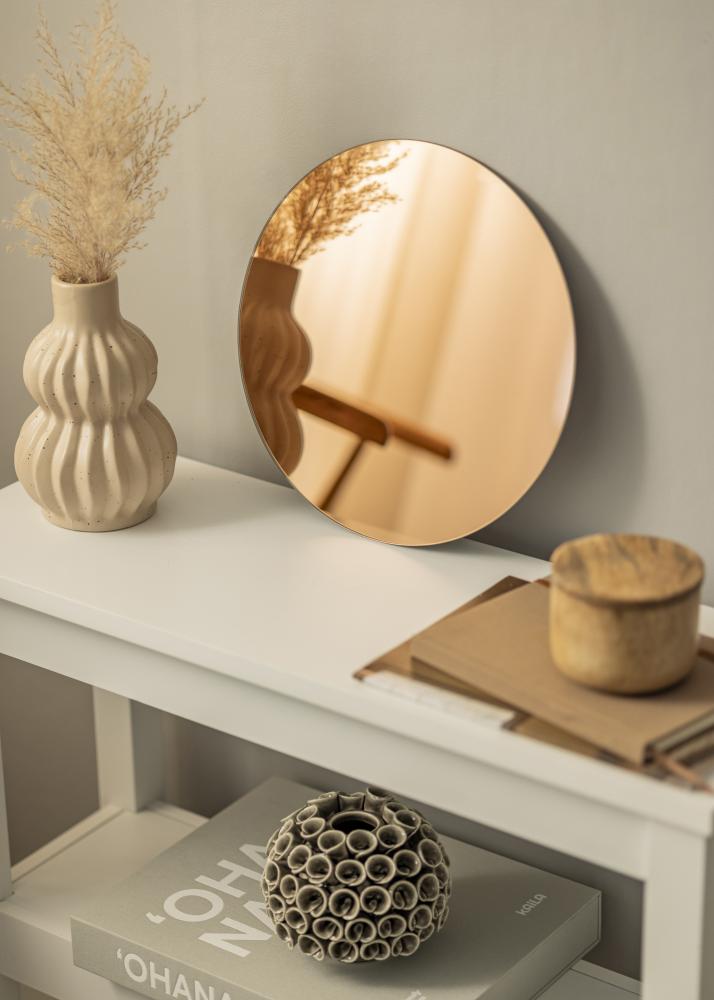 KAILA Rundt Spejl Rose Gold 30 cm Ø