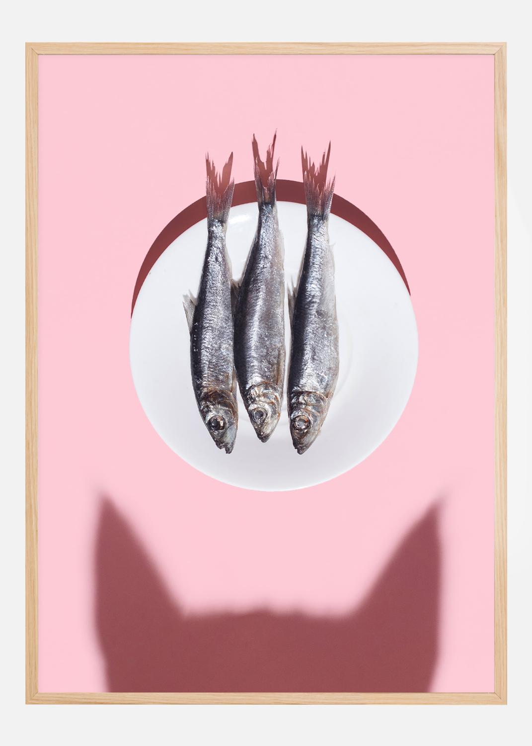 Product Image for Cat wants fish Plakat (21x29.7 cm (A4))