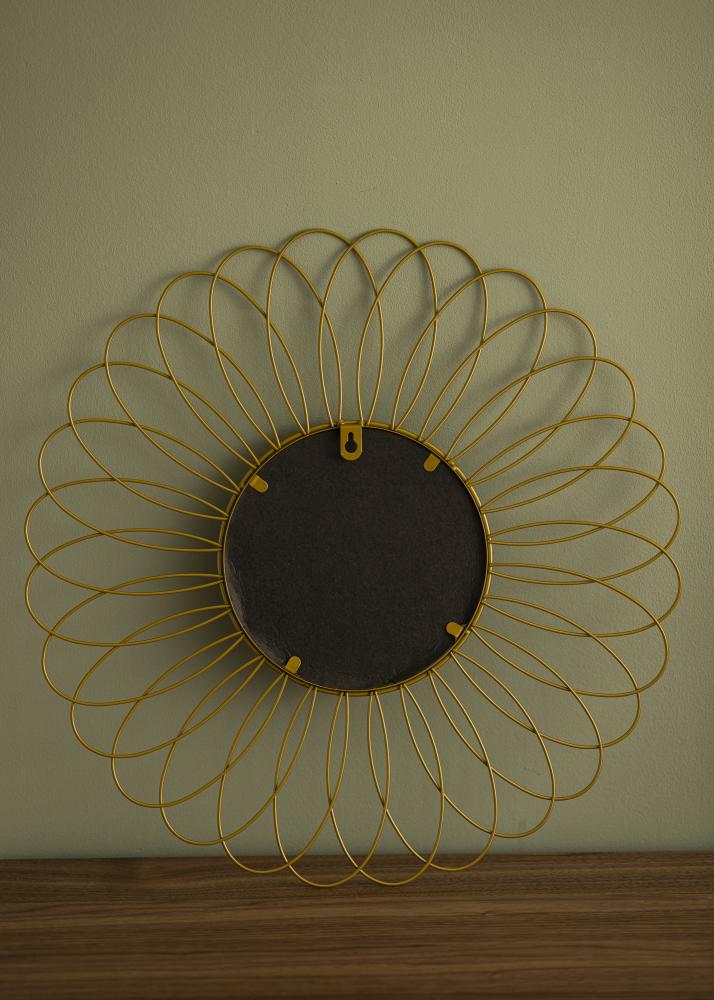 KAILA Spejl Flower - Guld 50 cm Ø