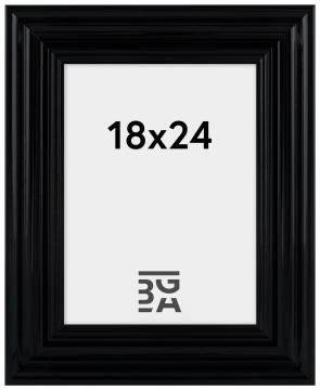 Ramme Charleston Sort 18x24 cm