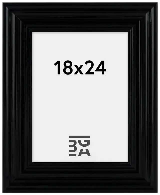Ramme Charleston Sort 18x24 cm