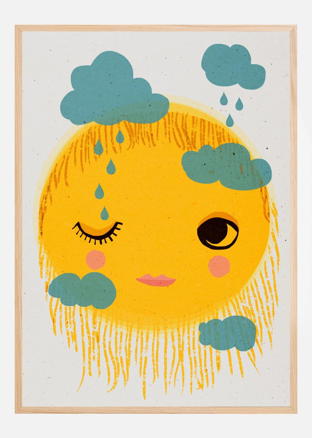 Product Image for Sun And Rain Plakat (21x29.7 cm (A4))