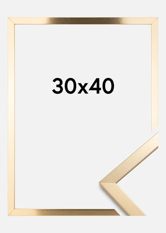 Ramme Trendy Guld 30x40 cm