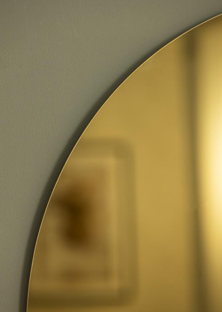 Spejl Golden Yellow 70 cm Ø