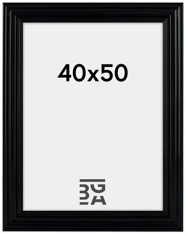 Ramme Charleston Sort 40x50 cm