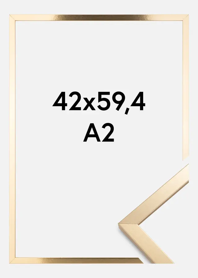 Ramme Trendy Guld 42x59,4 cm (A2)