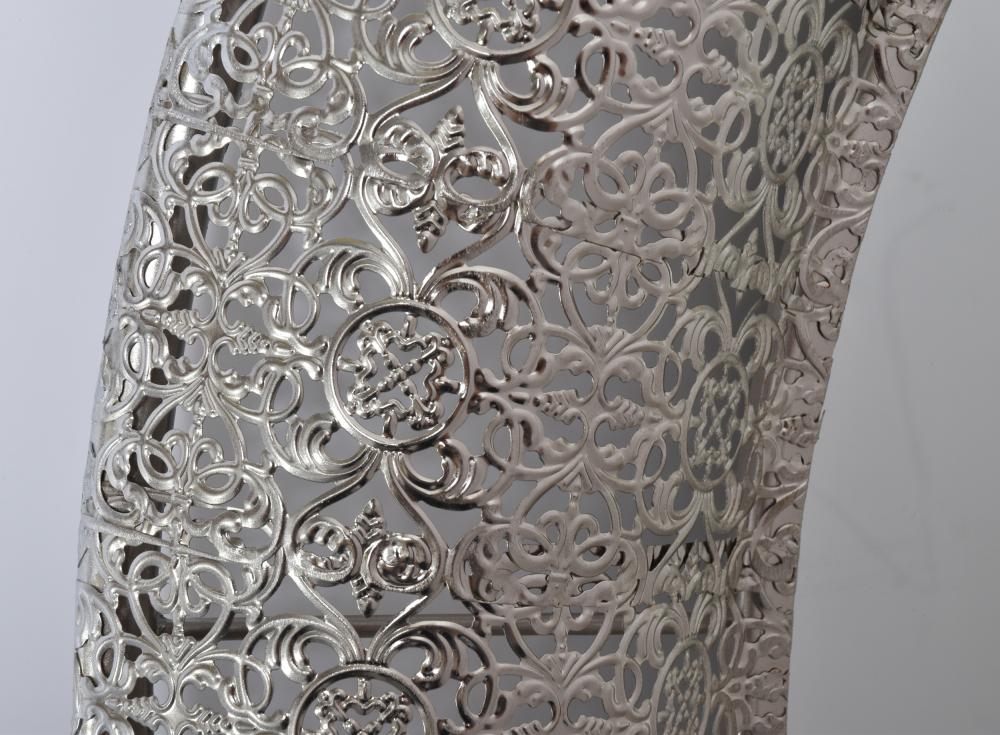 Spejl omgang Marrakesh Sølv 78 cm