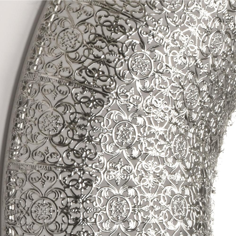 Spejl omgang Marrakesh Sølv 78 cm