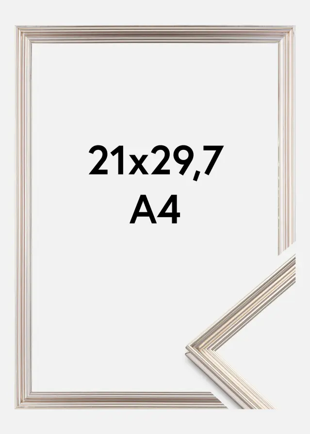 Ramme Verona Sølv 21x29,7 cm (A4)