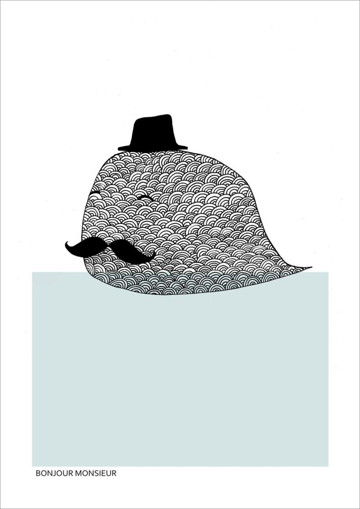 Magdaty - Bonjour monsieur - 30x40 cm