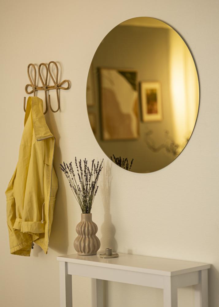 Spejl Golden Yellow 70 cm Ø
