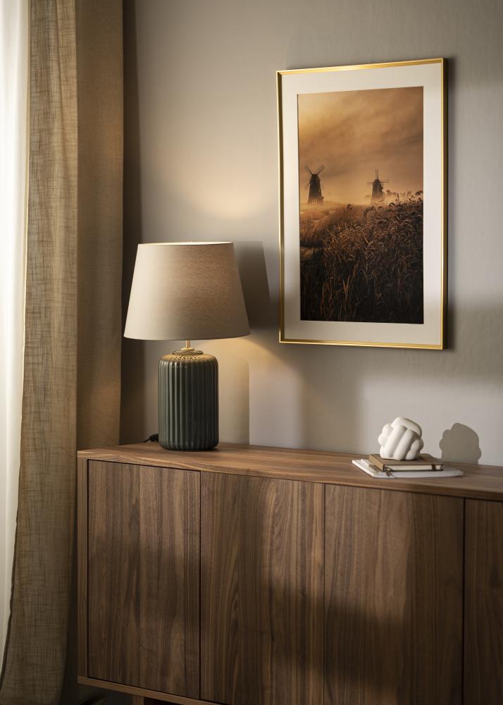 Ramme Desire Guld 40x50 cm - Passepartout Hvid 30x40 cm