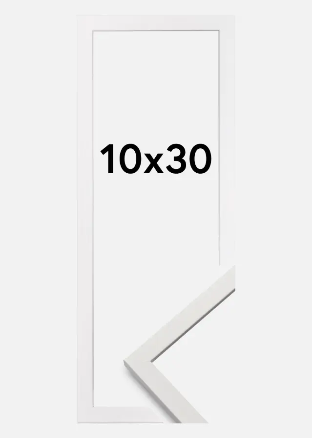 Ramme Edsbyn Hvid 10x30 cm