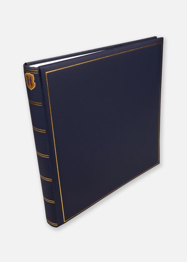 Henzo Champagne Fotoalbum Blå - 35x35 cm (70 Hvide sider / 35 blade)