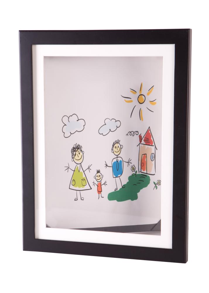 Ramme Little Davinci til tegninger A4 Sort