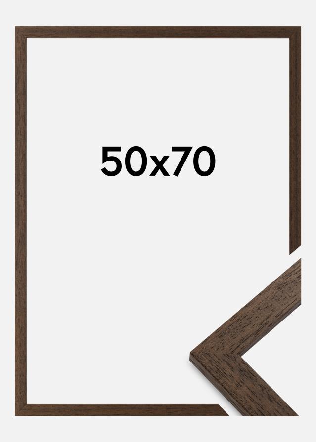 Ramme Brown Wood Akrylglas 50x70 cm