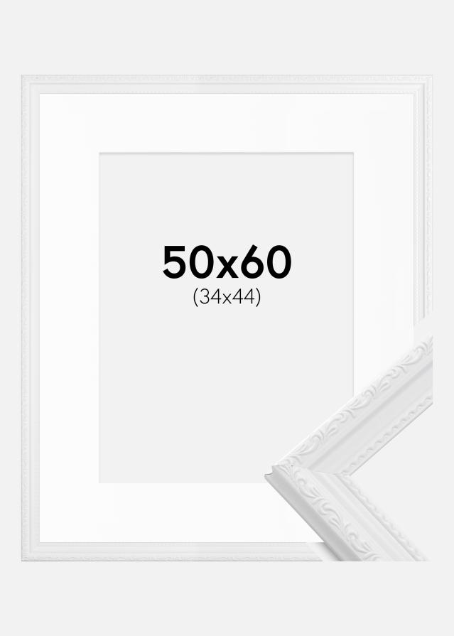 Ramme Abisko Hvid 50x60 cm - Passepartout Hvid 35x45 cm