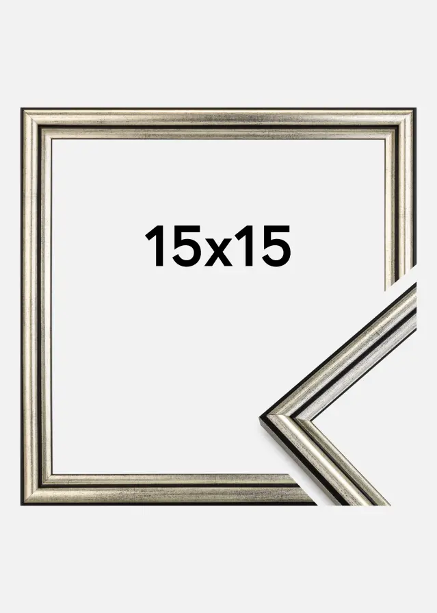 Ramme Horndal Akrylglas Sølv 15x15 cm