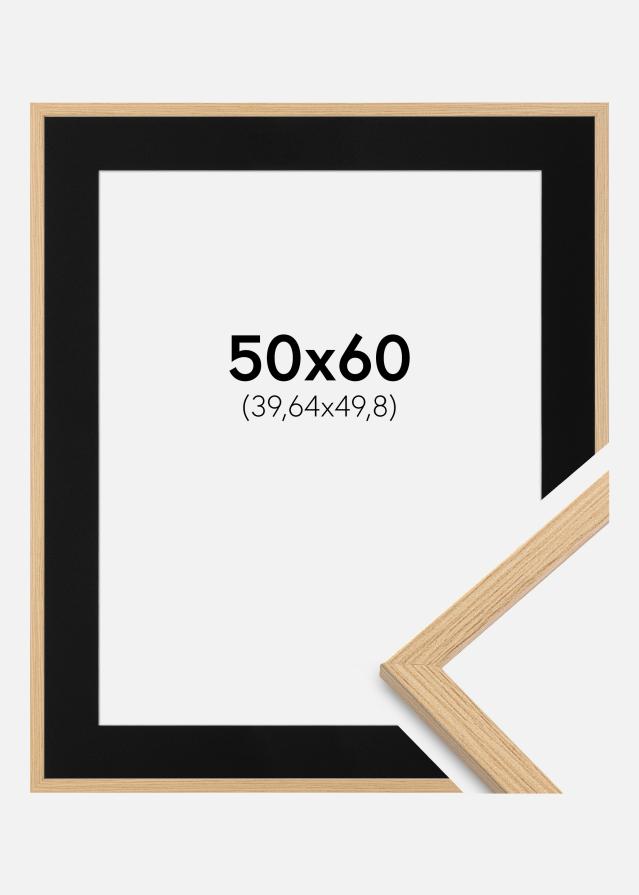 Ramme Galant Eg 50x60 cm - Passepartout Sort 16x20 inches