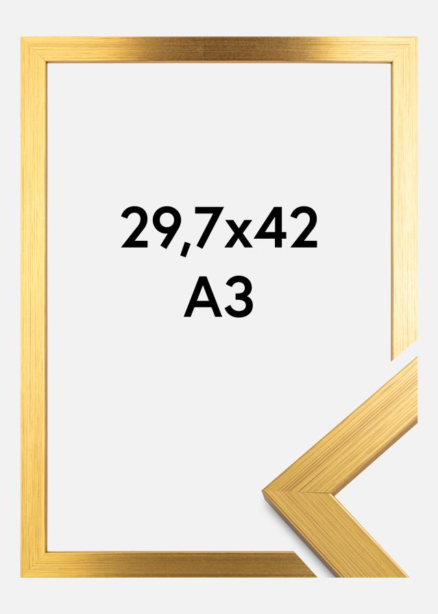 Ramme Gold Wood Akrylglas 29,7x42 cm (A3)