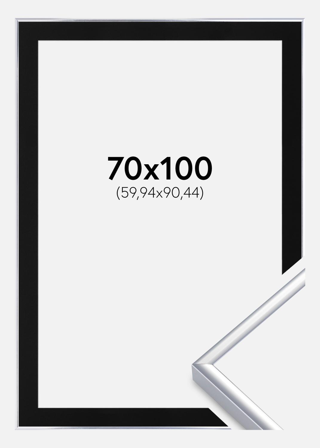 Product Image for Ramme Aluminium Blank Sølv 70x100 cm - Passepartout Sort 24x36 inches