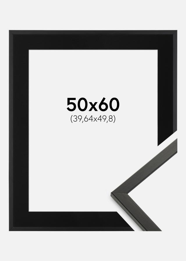 Ramme Galant Sort 50x60 cm - Passepartout Sort 16x20 inches