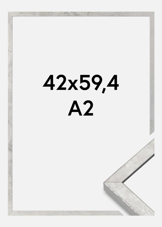 Ramme Ares Akrylglas Sølv 42x59,4 cm (A2)