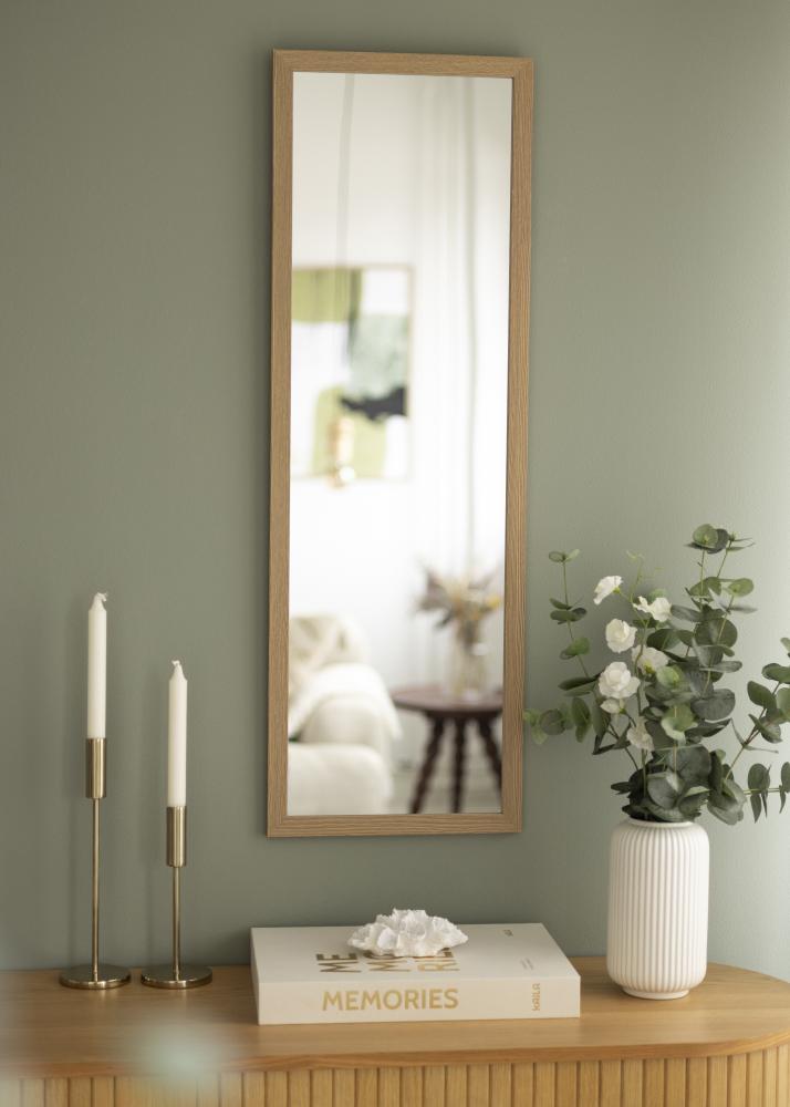Spejl Overdoor Massiv eg 34x100 cm