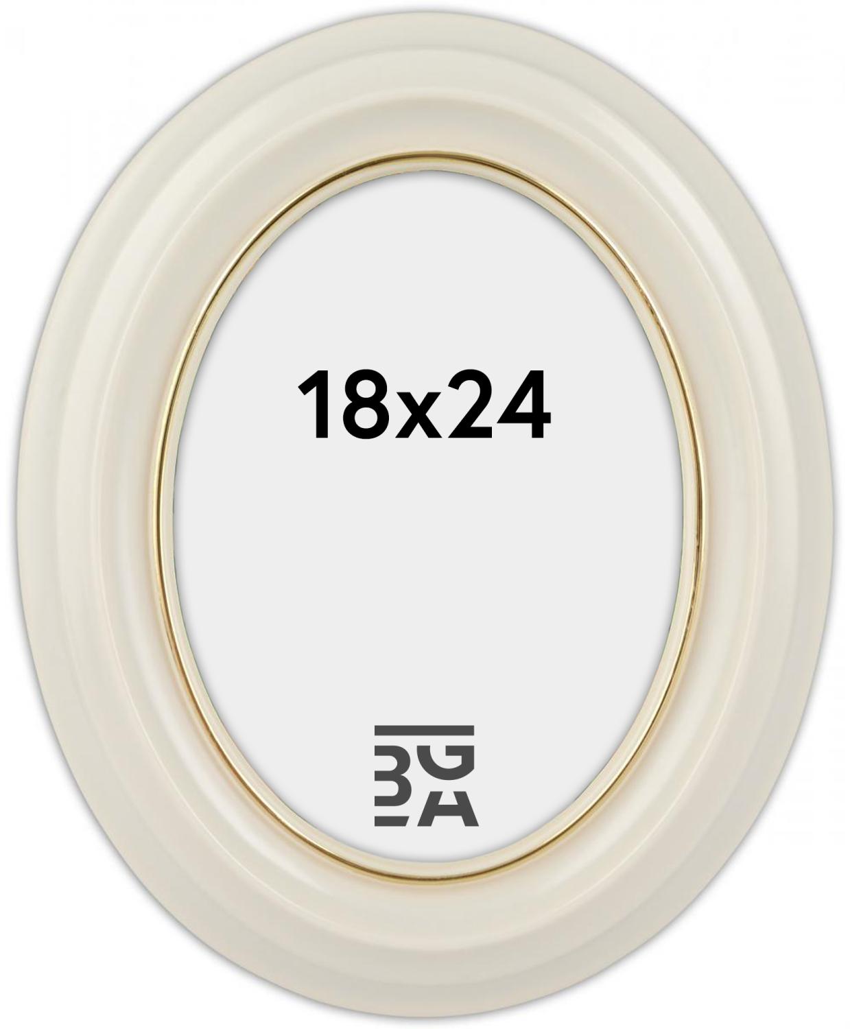Product Image for Eiri Mozart Oval Fotoramme Hvid 18x24 cm