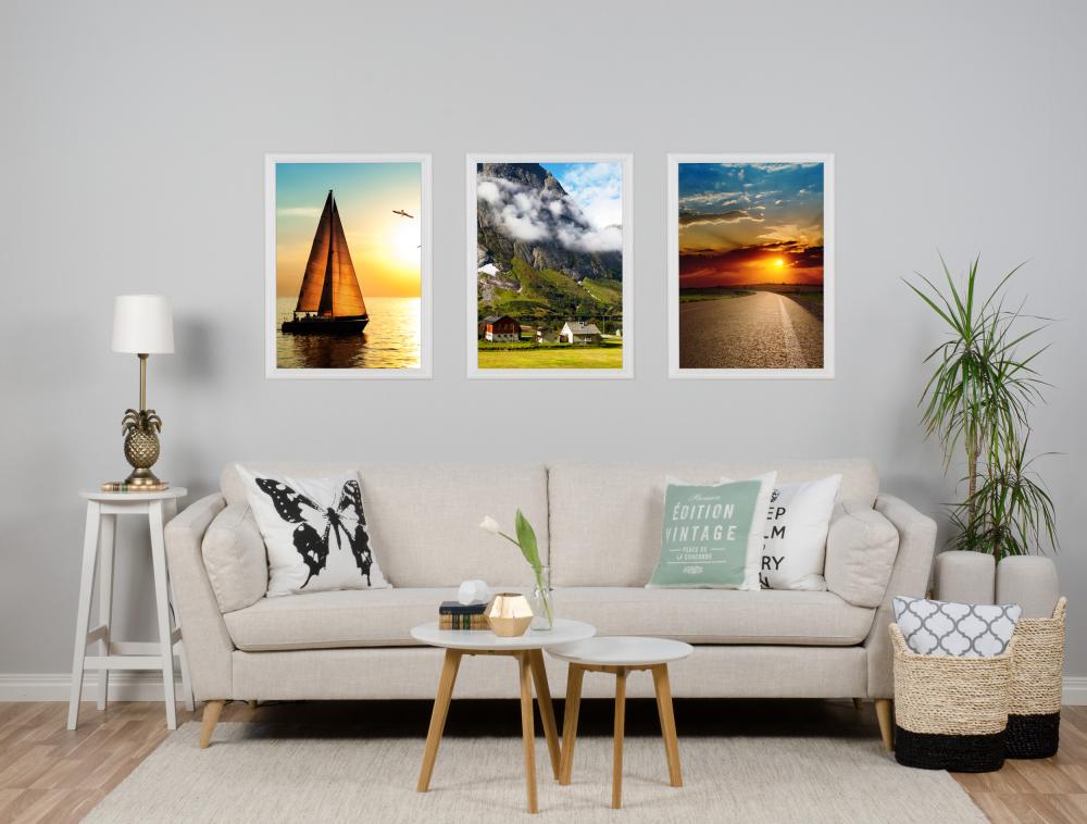 Ramme Oda Antique Hvid 60x80 cm