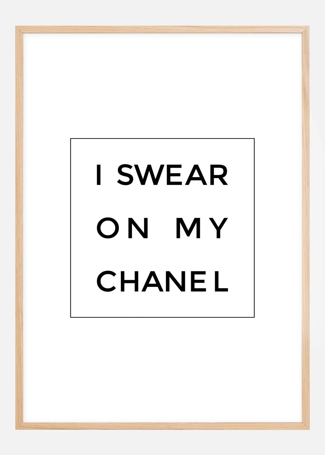 Product Image for I swear on my chanel Plakat (70x100 cm)
