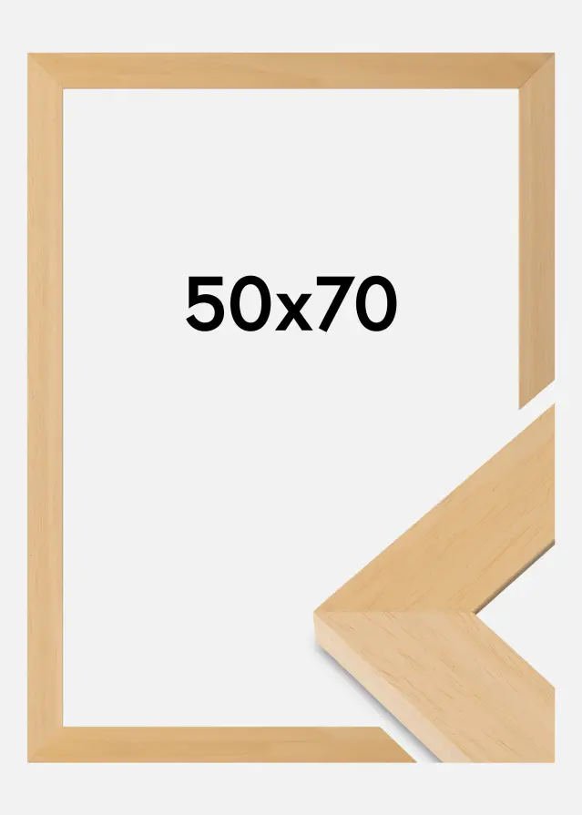 Ramme Juno Akrylglas Træ 50x70 cm