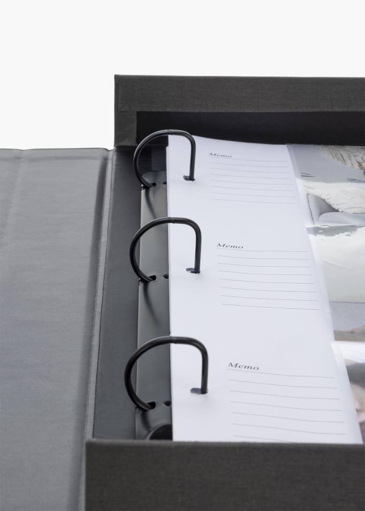 KAILA THROWBACK Black XL - Coffee Table Photo Album - 60 Billeder i 11x15 cm