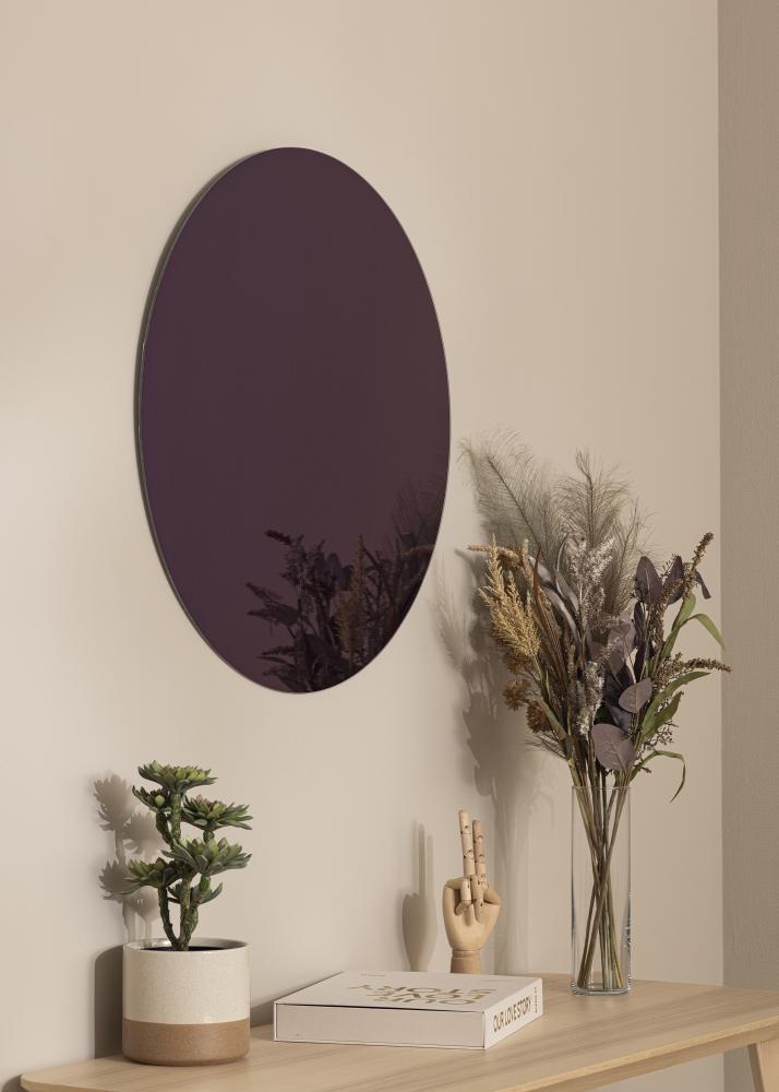 Spejl Purple 70 cm Ø