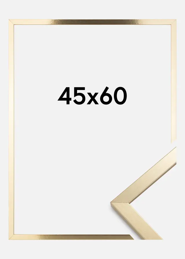 Ramme Trendy Akrylglas Guld 45x60 cm
