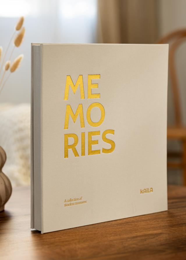 KAILA Fotoalbum Memories Creme - 300 billeder i 11x15 cm