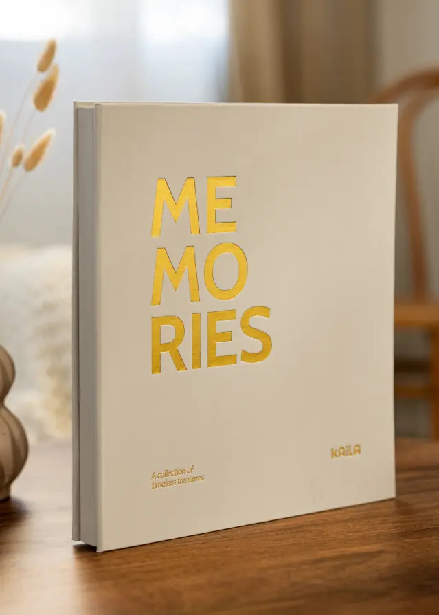 KAILA Fotoalbum Memories Creme - 300 billeder i 11x15 cm