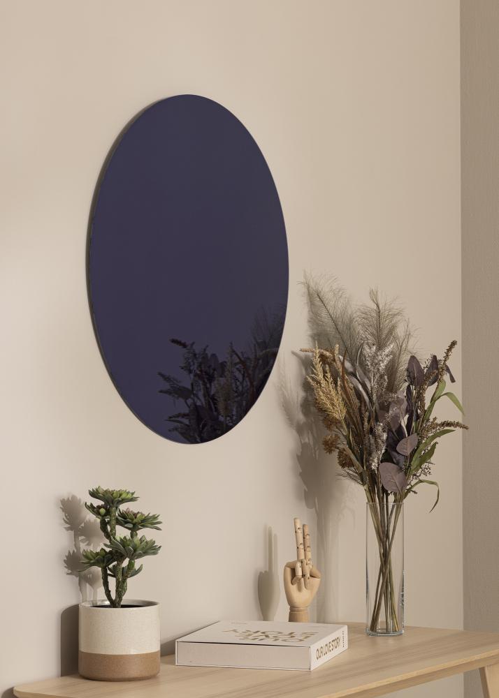 Spejl Dark Blue 70 cm Ø