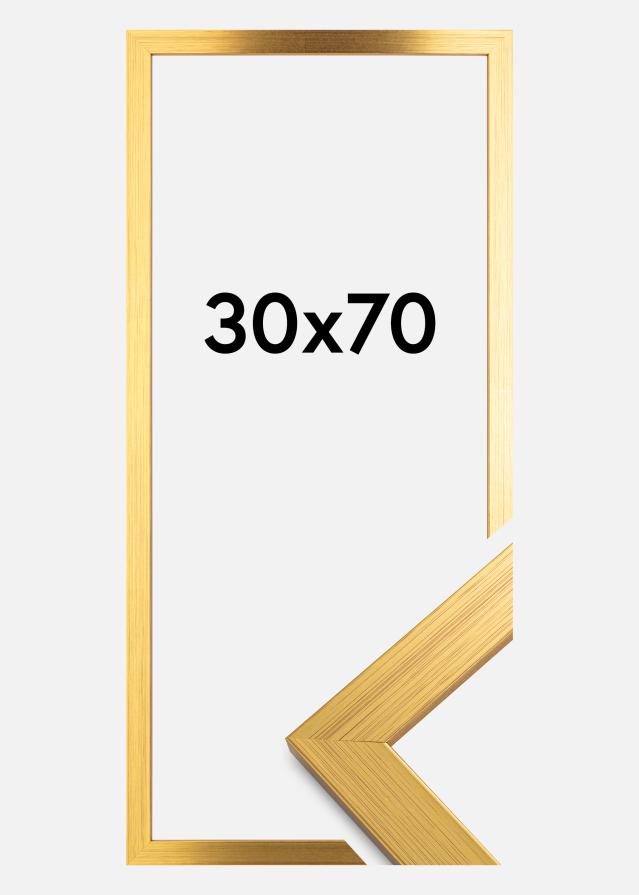 Ramme Gold Wood Akrylglas 30x70 cm