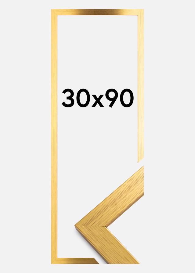 Ramme Gold Wood Akrylglas 30x90 cm