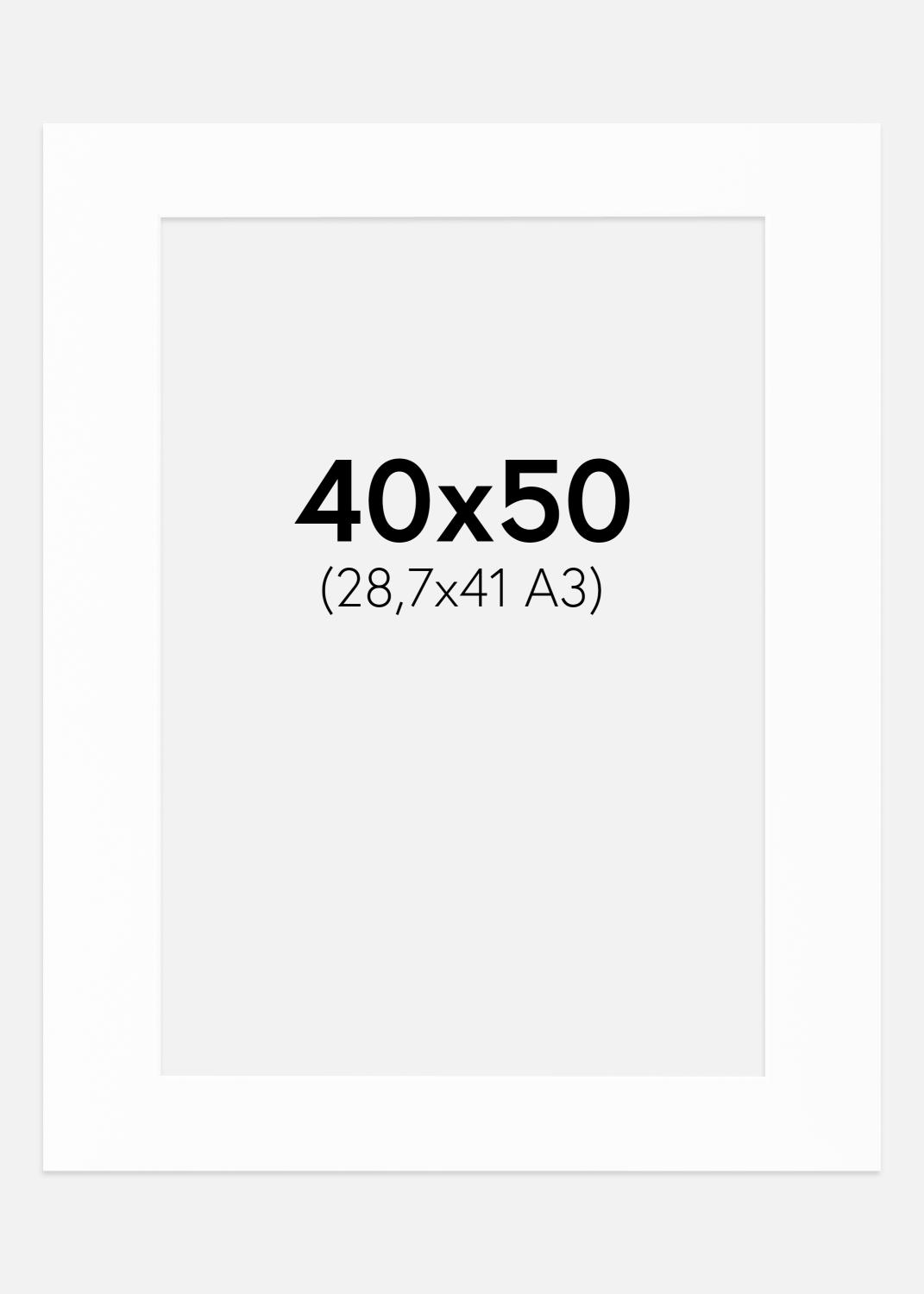 Product Image for Passepartout Canson Hvid (Hvid kerne) 40x50 cm (28,7x41 - A3)