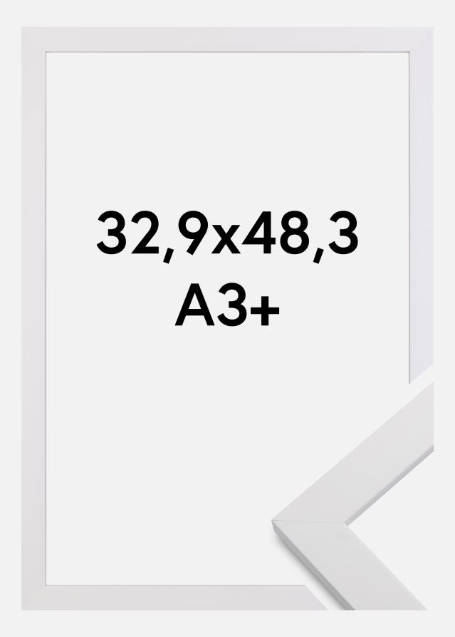 Ramme White Wood Akrylglas 32,9x48,3 cm (A3+)
