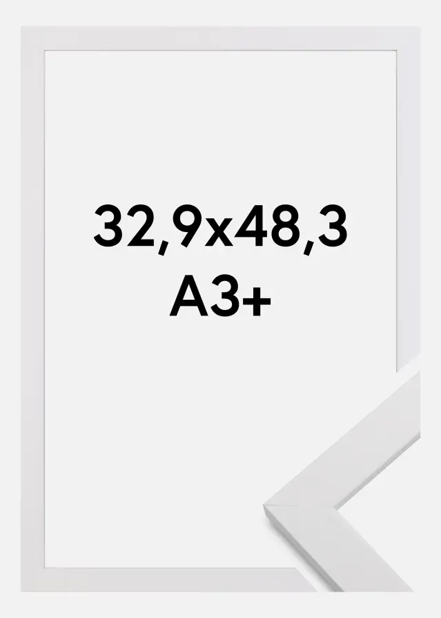 Ramme White Wood 32,9x48,3 cm (A3+)