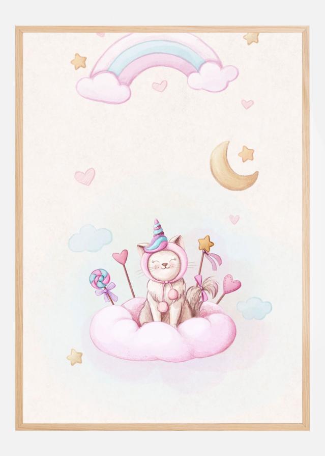 Meow, I'm a unicorn Plakat