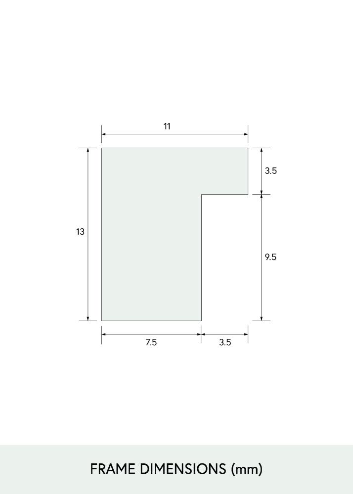 Ramme Smal Eg Akrylglas 13x18 cm